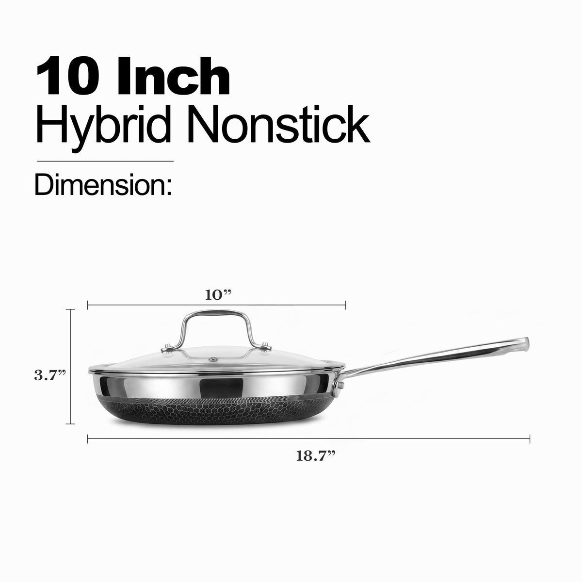10" Frying Pan + Lid