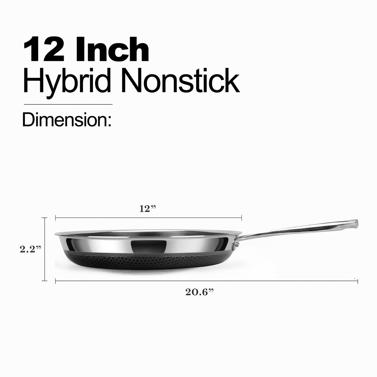 12" Frying Pan - Without Lid