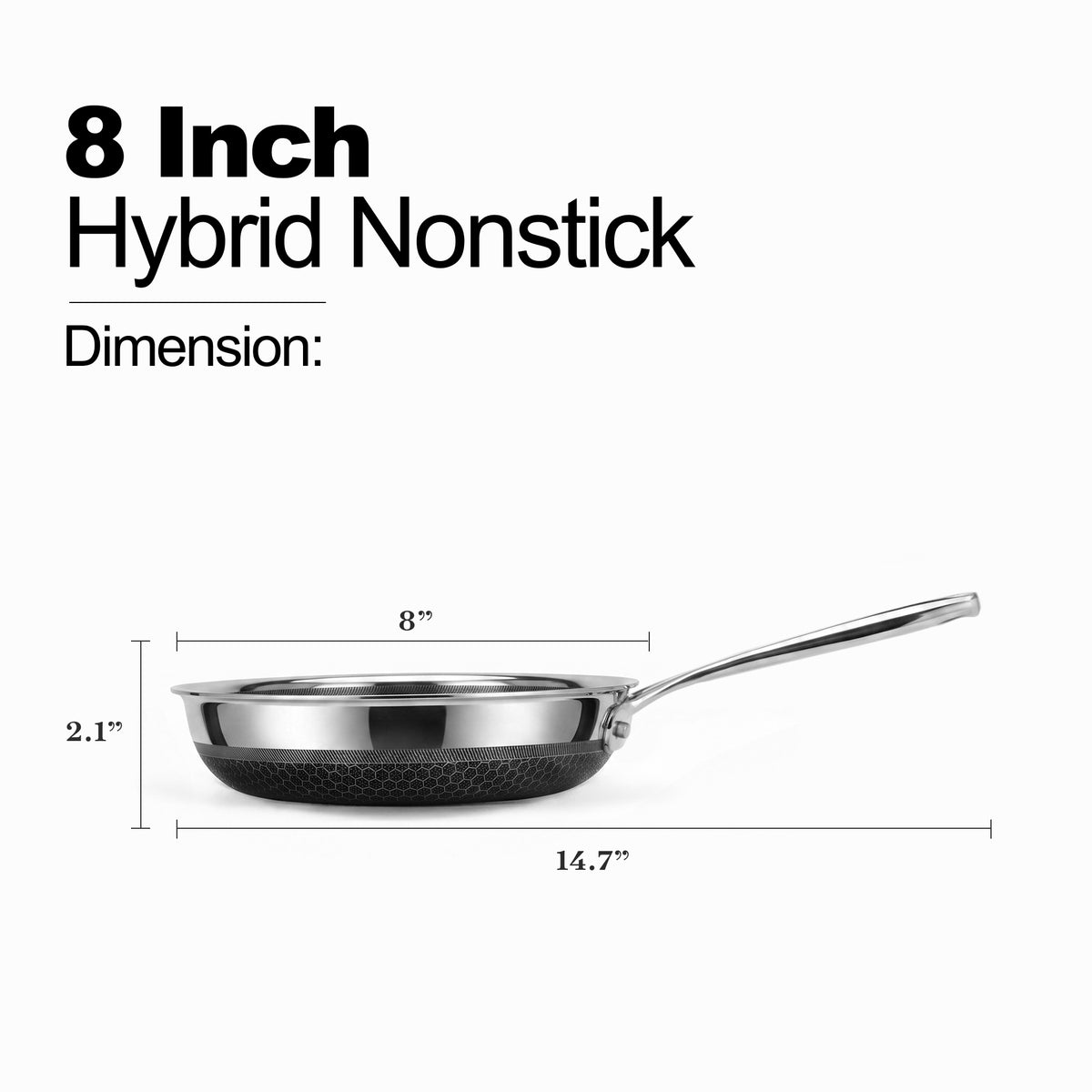 8" Frying Pan - Without Lid