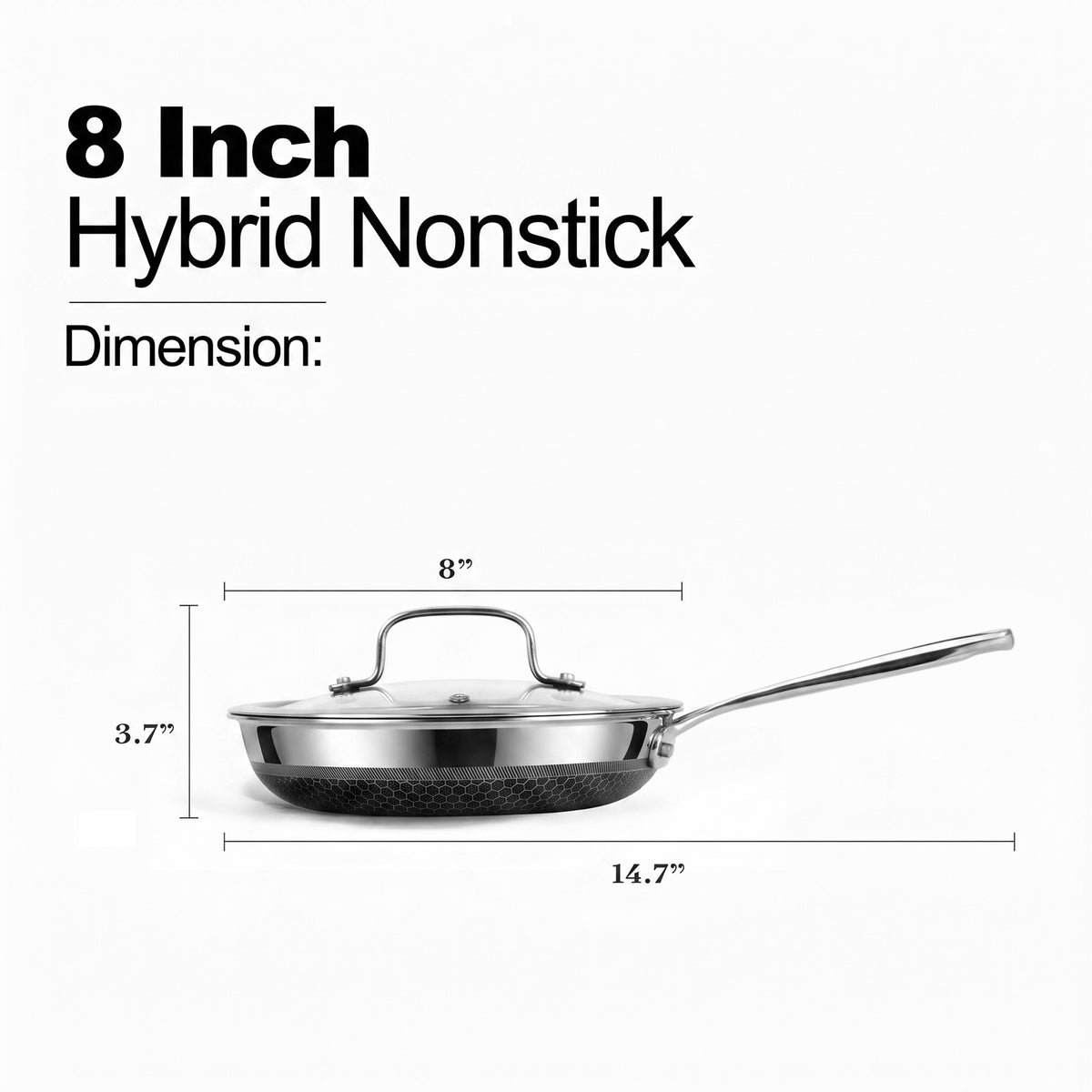 8" Frying Pan + Lid